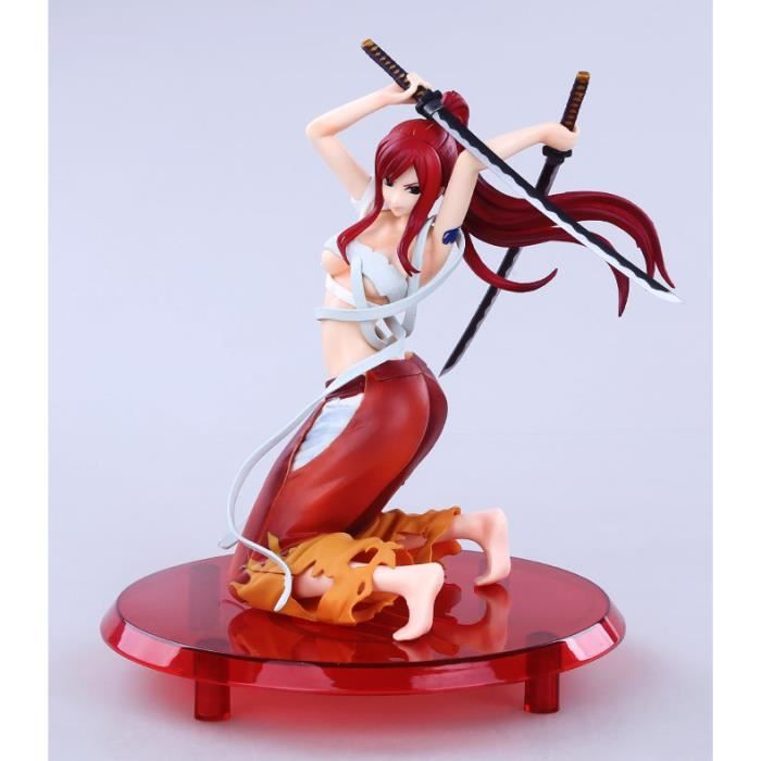 18CM Anime Fairy Tail Tail Erza Scarlet PVC Action Figure Modèle Toy Fée Figure