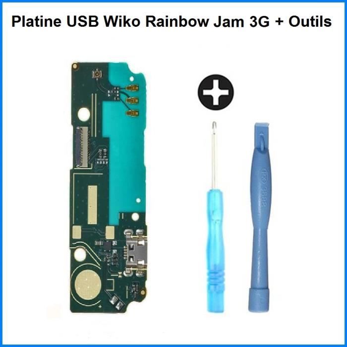 Connecteur de Charge USB Wiko Rainbow Jam 3G - 100% ORIGINAL + Outils