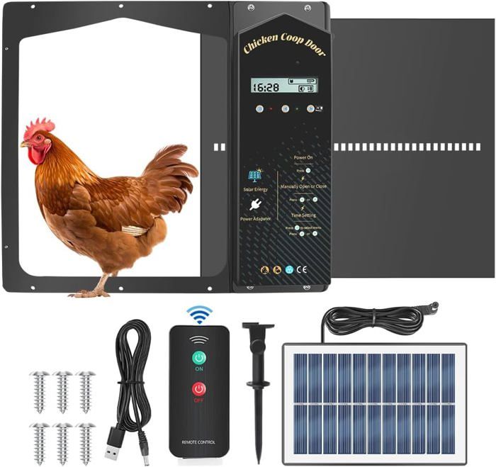 Kit : Dispositif Automatique Porte De Poulailler VOSS.farming Avec