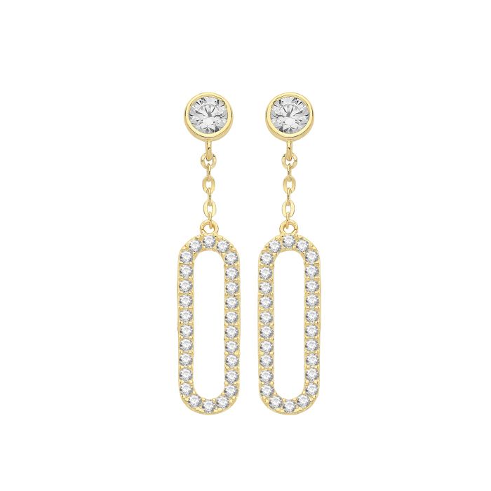 KnSam Boucles d'Oreilles Argent 925 Femme Boucle d'Oreille Goutte d'Eau Classique