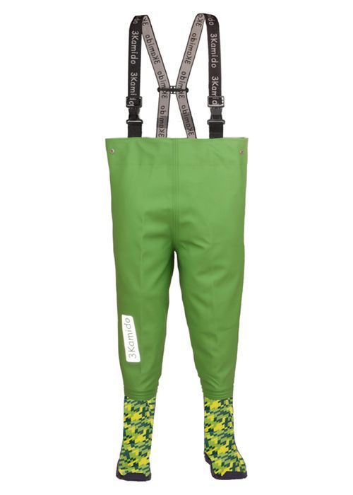 Bottes De Pêche HISEA Enfant - Cuissardes Isolées - Néoprène - Camo Green - Taille 3T