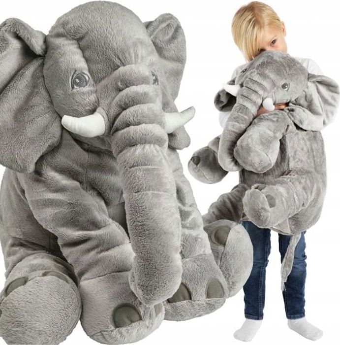 Peluche - GOTEL - B48L - Élément en peluche - Couleur grise - Pour enfants