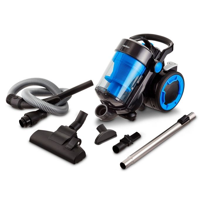 Aspirateur cyclonique sans sac – MEDION MD11906 – 20 KpA – 900W – Bac 43L – Filtre lavable – Noir/Bleu