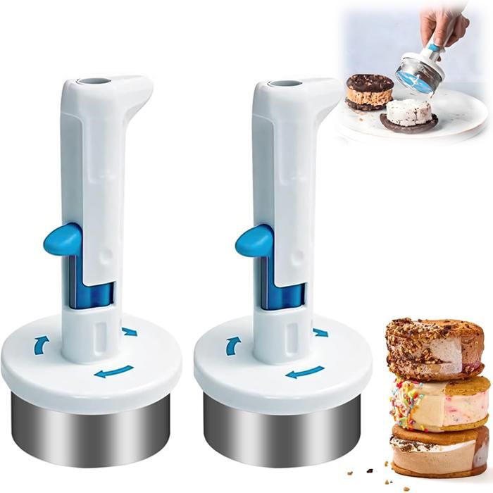 Machine à sandwichs glacés cuillère à sandwichs glacés outil pour machine à sandwichs glacés（2 PCS）