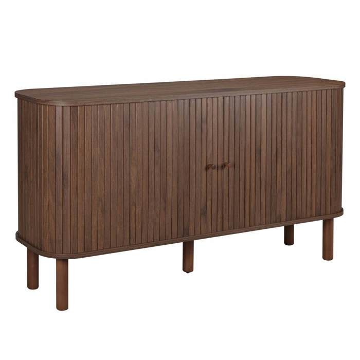 Buffet 2 portes scandinave rectangulaire L140 cm bois foncé Taylor - Oviala Buffet 2 portes scandinave rectangulaire L140 cm bois foncé Taylor - Oviala
