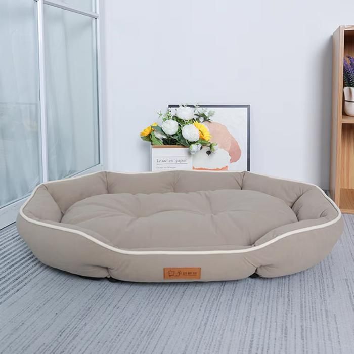 Comparer les prix de Grand canapé pour animaux de compagnielit pour chienmaison pour chatsgrand espacepolymères de couchageLKhaki