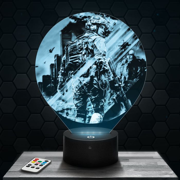 Lampe 3D - Battlefield 2042 - Jouet Figurine Cadeau Battlefield