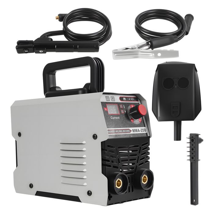 Poste à Souder IGBT portable MMA-250 Soudeuse à arc métallique manuelle 220 V équipée dun stabilisateur de force darc