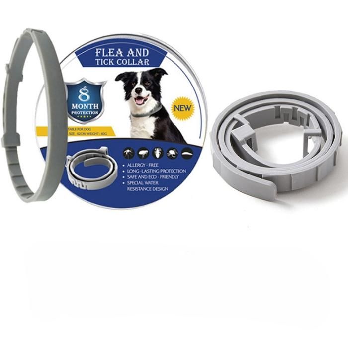 Meilleurs prix pour PASHASHOP Chien Collier Anti-Puces et Anti-Tiques +8kg 1 unité
