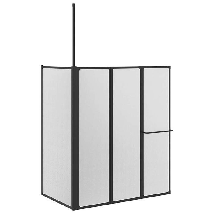 vidaXL Paroi de douche Autre 120 x 70 x 137 cm Aluminium - vue 2