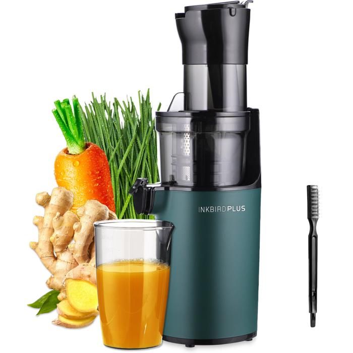 Sans Préparation Extracteur de Jus INKBIRDNettoyage installer RapideExtracteur de Jus LentSilenceRendement en jus de 99 % - Inkbird