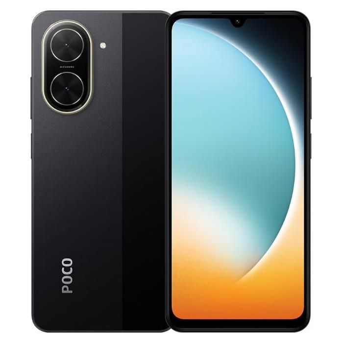 Smartphone-XIAOMI-POCO-C71-4G-3+64G-Noir-Processeur UNISOC T7250-batterie de 5200 mAh