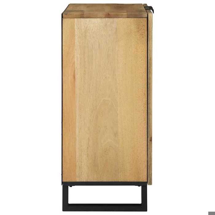 Enfilade de rangement Beige - LEMON® Buffet Naturel 60x33 5x75cm - Bois de mangue massif 568 - Soldes