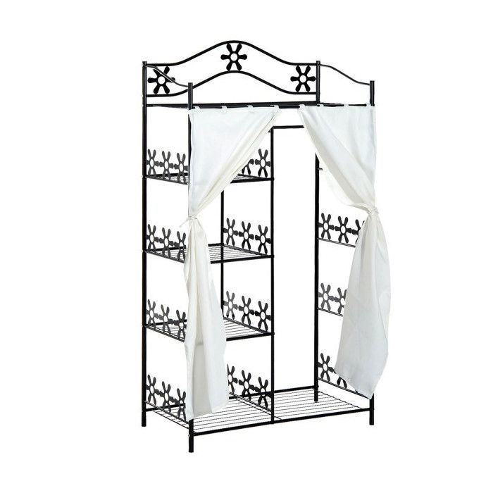 Armoire pour rangement Fer forgé couleur noire
