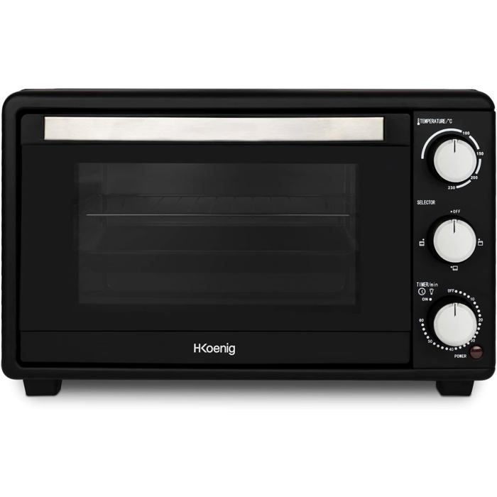 Mini Four 25L Electrique Fo25 Posable Compact Multifonction Performant 1500W Programmable 4 Modes De Cuisson 230°Minuteur[RO651] - Gpfuoea