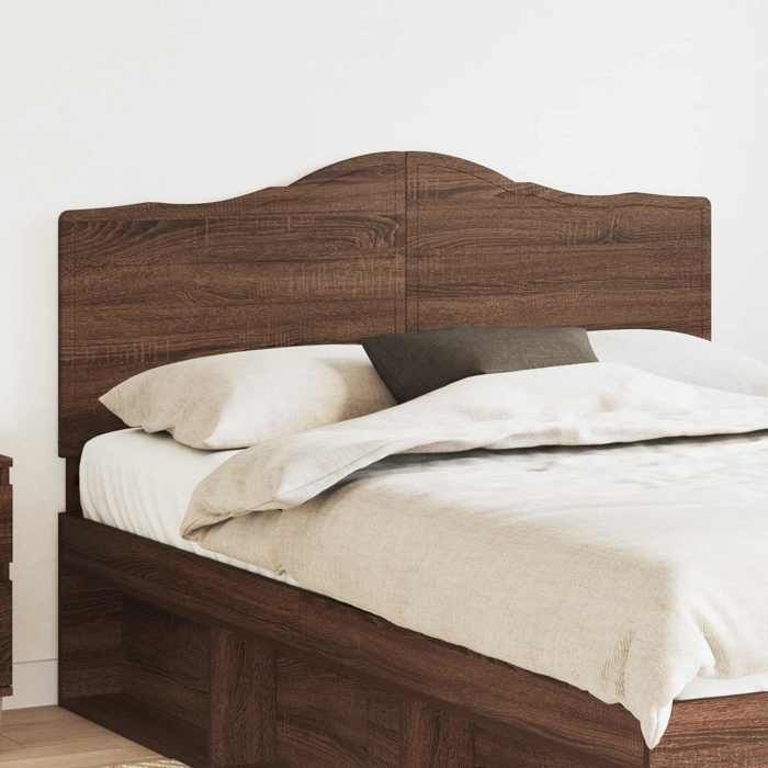 Têtes de lit classique Marron - Tête de lit - Meuble de couchage - Chêne brun 160cm Bois dingénierie CL7701635