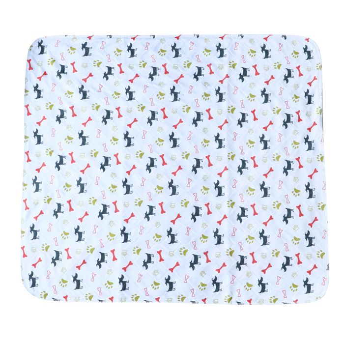 Coussin absorbant réutilisable pour animaux - Phoesky - 70x80 cm - Blanc - Imperméable - Lavable en machine