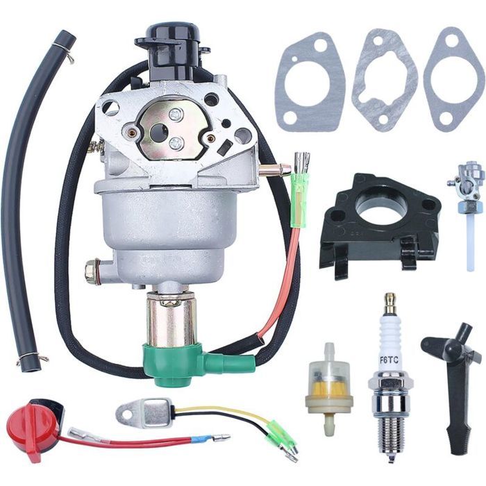Kit carburateur pour moteur Honda GX390 GX340 carburateur universel avec bougie joint tuyau et filtre à carburant adapté aux g