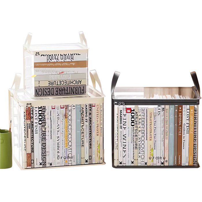 Sac rangement livres transparent 38x24x32 cm - étanche anti-poussière BD magazines Sac rangement livres transparent 38x24x32 cm - étanche anti-poussière BD magazines