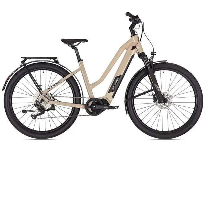 Vélo électrique Superior SUV Erx 6.4 MS Trapeze / EP6 85Nm / 630Wh / Deore 10s - dust gloss - Beige - L (275x50 cm)