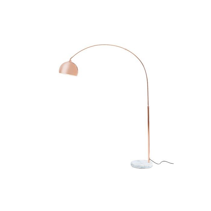 Grand lampadaire arc - Métal et marbre - H. 180 cm - Cuivré - OMBRAGE Grand lampadaire arc - Métal et marbre - H. 180 cm - Cuivré - OMBRAGE