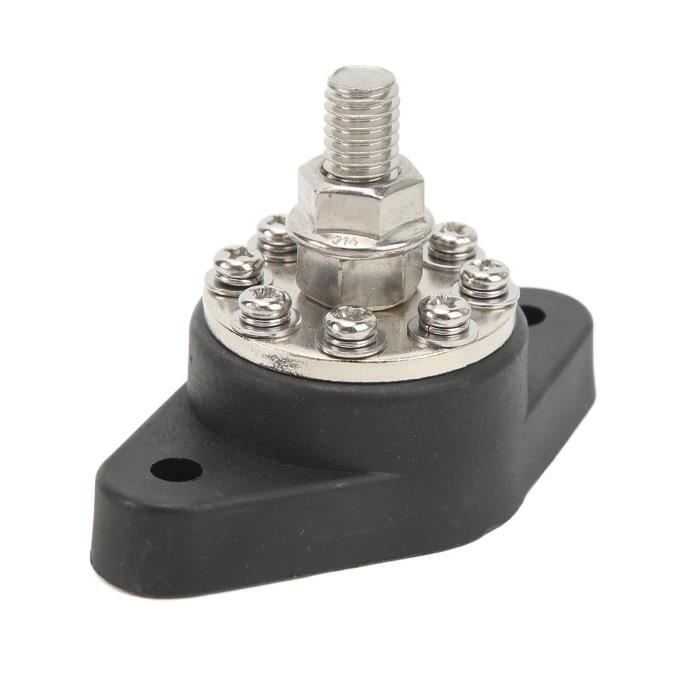 Bloc De Distribution D'alimentation CC 12 V-48 V, Barre Omnibus 150 A Avec 2 Bornes M6 Pour Voitures Camions Bateaux Rouge 94216754 Bloc De Distribution D'alimentation CC 12 V-48 V, Barre Omnibus 150 A Avec 2 Bornes M6 Pour Voitures Camions Bateaux Rouge 94216754
