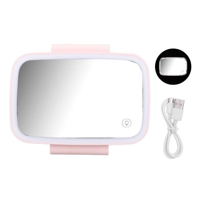Miroir maquillage Led sur pare-soleil voiture , tactile avec 3 modes d' éclairage Miroir maquillage Led sur pare-soleil voiture , tactile avec 3 modes d' éclairage