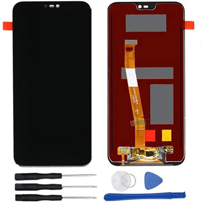 Écran LCD + Vitre Tactile Pour Huawei P20 Lite Noir – Kit De Réparation Avec Outils