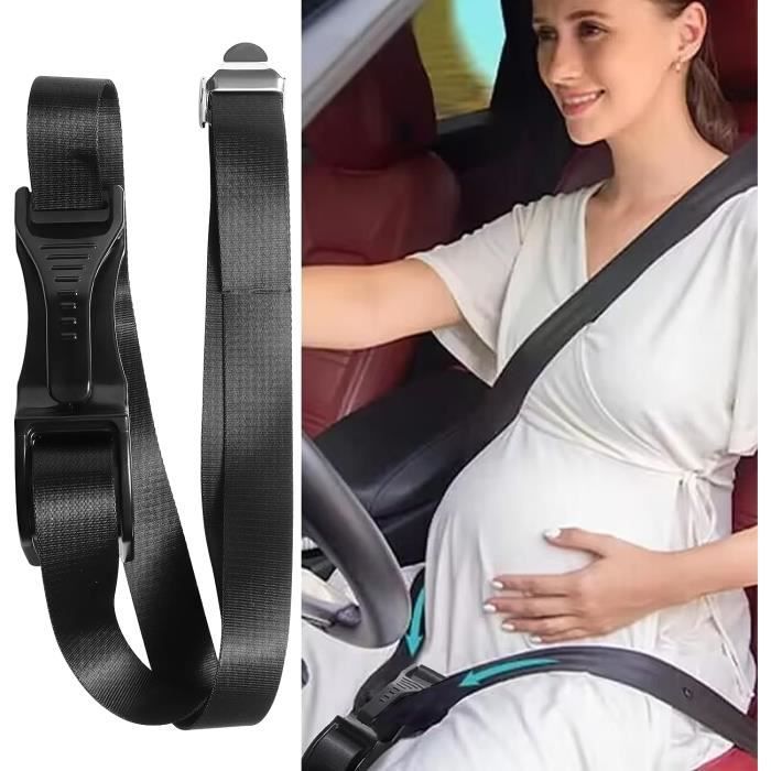 Ceinture de sécurité de grossesse,Ajusteur de ceinture de sécurité pour les  femmes enceintes,Confort et sécurité pour protéger bébé.