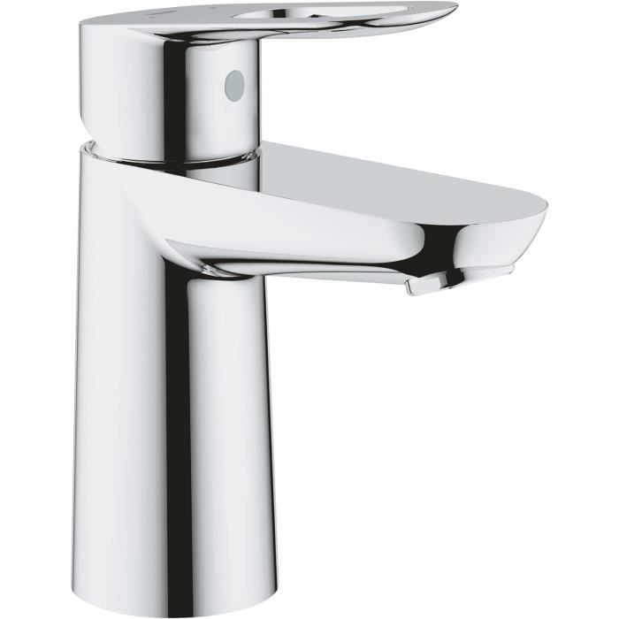 Robinet Lavabo GROHE Start Loop - Chromé - Sans Tirette - Économiseur D’eau