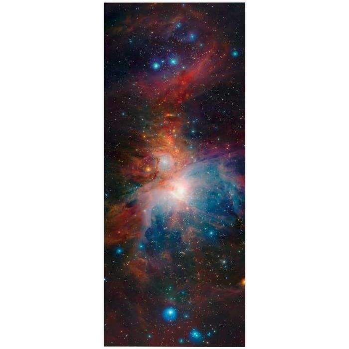 Autocollant Trompe-l’œil 3D Pour Porte – Motifs Géométriques Abstraits, 95x215 Cm - 7