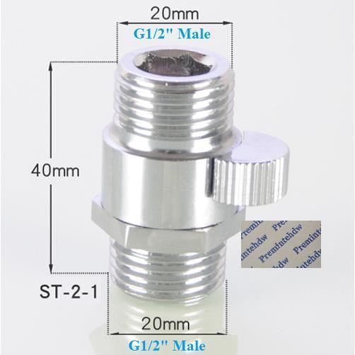 Valve D’Arrêt Laiton 25 Mm Avec Poignée Levrier – Robinet Boule Rapide Pour Tuyau D’Arrosage
