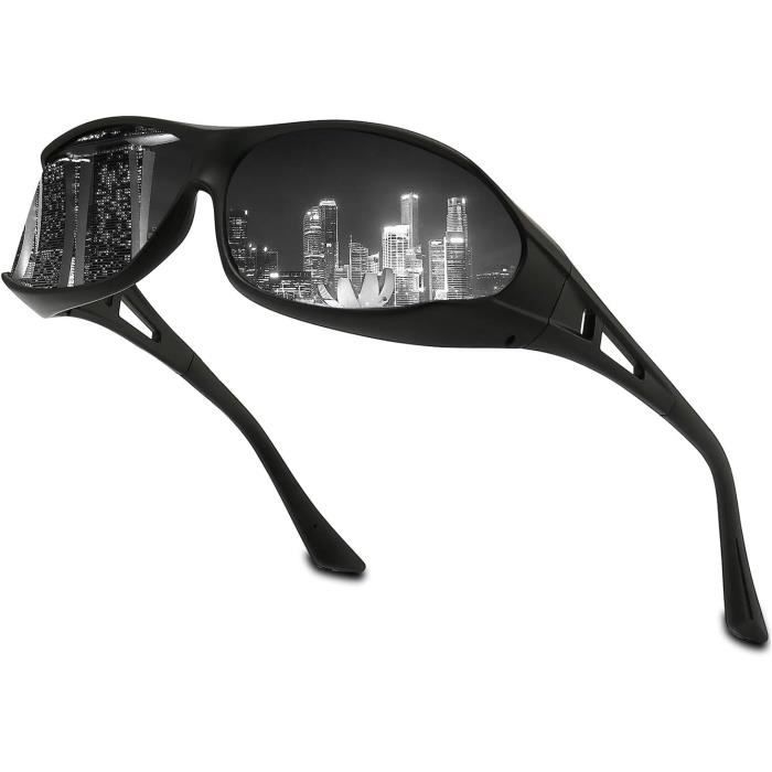 Lunettes de conduite de nuit HD Lunettes de soleil polarisées pour