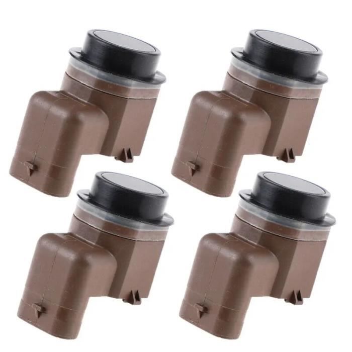 Cadres Capteur Stationnement - Lot De 4 - Compatible Modèles 1500, 2500, 3500 (2014-2019) - Noir ABS