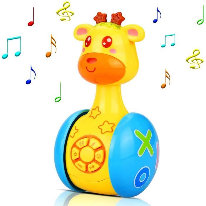 Jouets Pour Bebe Jeux Musical Gobelet Girafe Dessin Anime Jouets 6 Mois Plus Jouets Enfants Jouet Sonore Avec Musique Et Lumiere Led Cdiscount Jeux Jouets