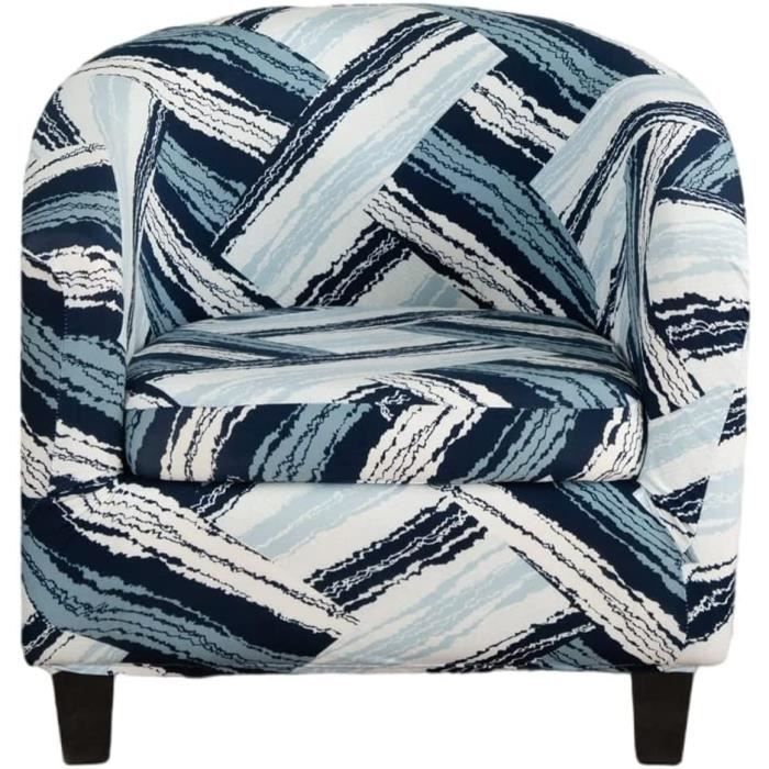 Housse De Fauteuil Extensible 1 Place - Tissu élastique Antidérapant, Fond élastique, Facile à Installer
