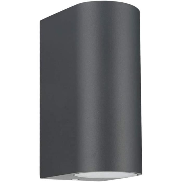 Applique d'extérieur Calex GU10, downlight, hauteur 8 cm, brun rouille