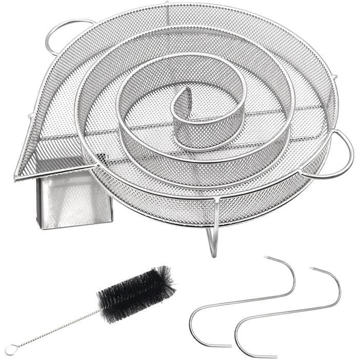 5 Crochets De Fumage Inox 21cm - Pour Poisson/Viande - Boucherie Et Maison