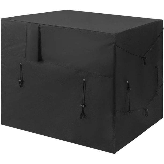 Housse Pour échelle De Piscine Hors-sol - Tissu Oxford 210D, Réglable, Protection Contre Intempéries (Noir)