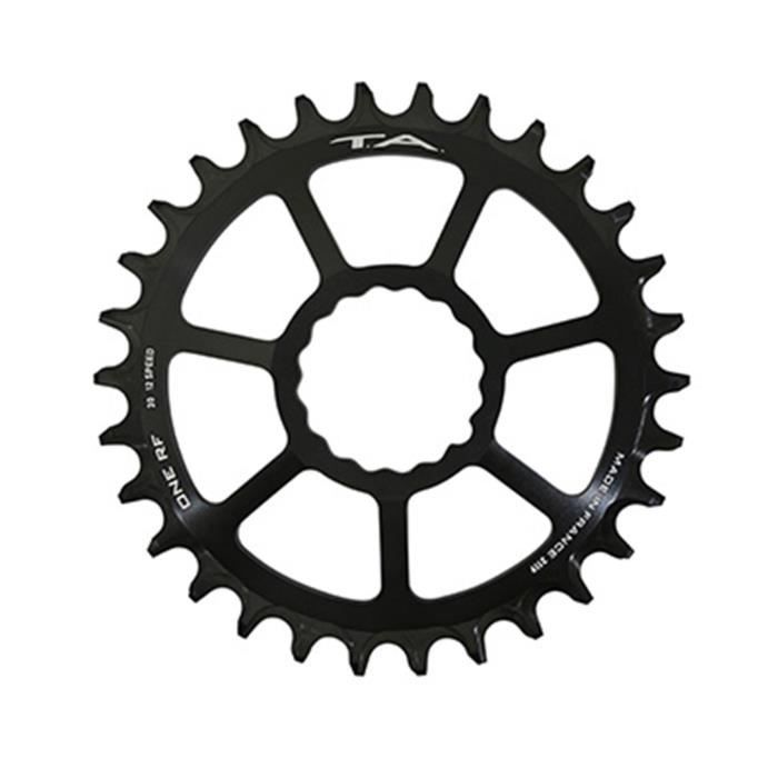 PLATEAU VTT DIRECT MOUNT 30DTS ONE RF NOIR MAT ALU TA POUR RACE FACE CINCH 12V.