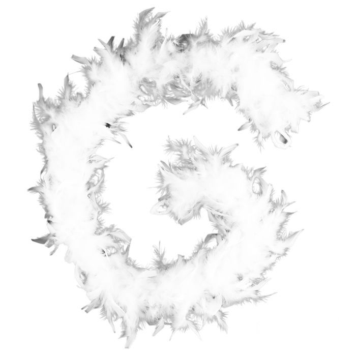 Boa Plumes Blanches 2 Mètres – Guirlande Plume Moelleuse – Décoration Mariage Noël Artisanat