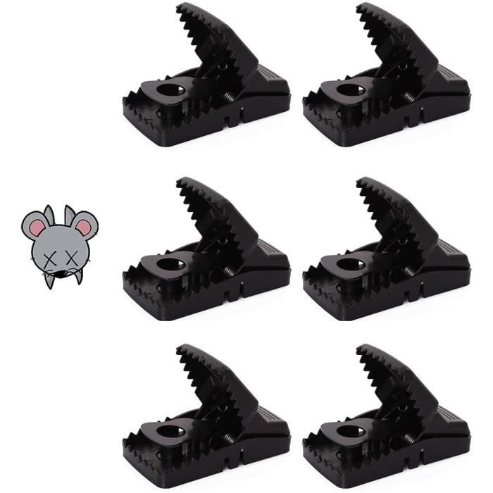 Lot de 6 pièges à rats plus grands et plus efficaces pour tuer les rats Piège à rats Sans