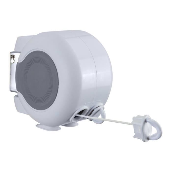 Metaltex Double corde à linge rétractable d