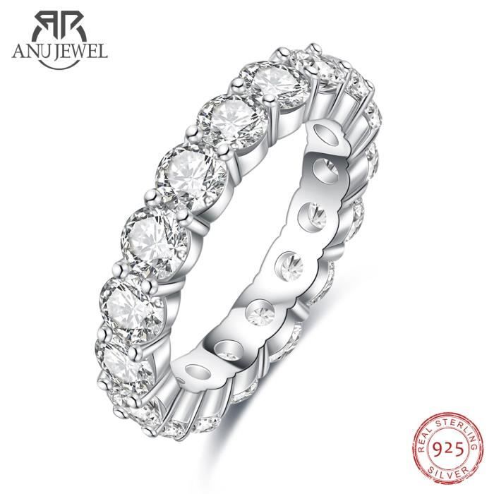 Moissanite Argent 925 Prix Bague Acheter Bague En Diamant