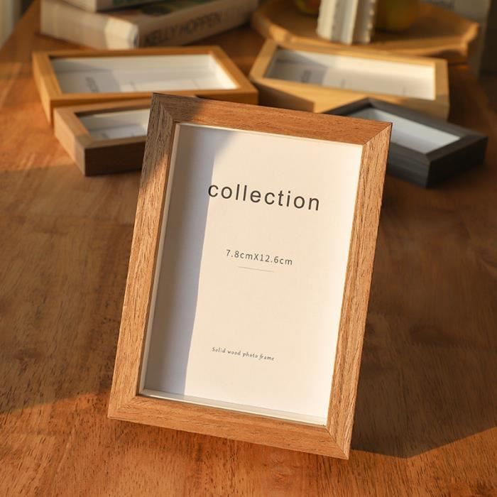 Cadre Photo,Cadre Photo Mural En Bois Massif De Couleur Moderne,décoration De Table Créative