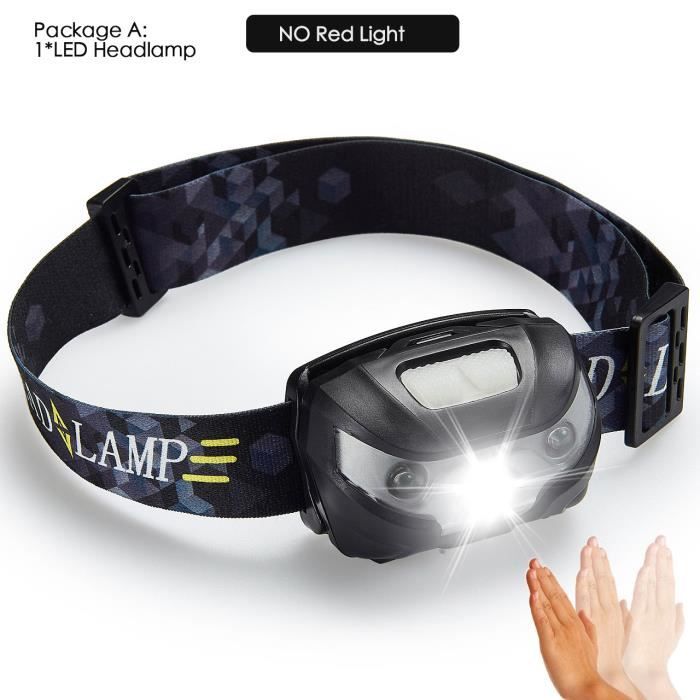 Mini Lampe LED Rechargeable Ultra Puissante Et étanche – Noir, Idéale Camping Et Rando