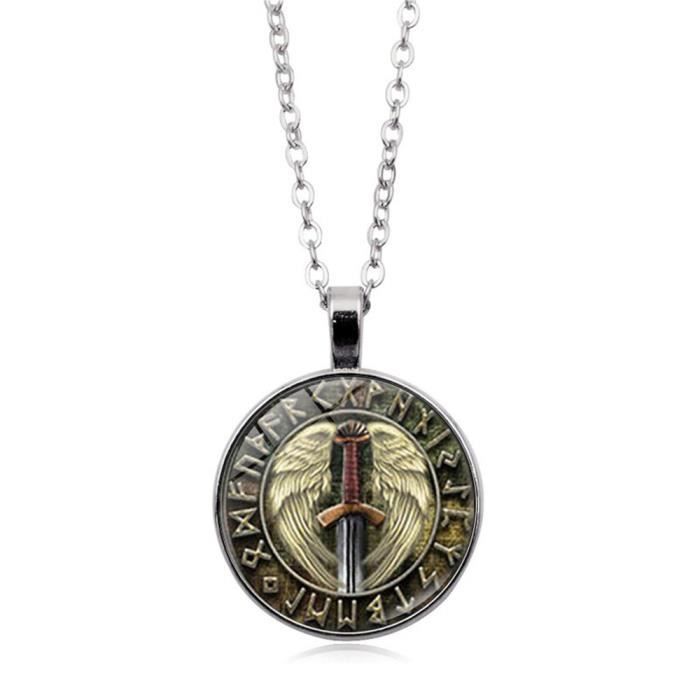 Collier Boussole Gravé En Acier Inoxydable - Bijou Vintage Unisexe, Marin Ou Aventure - Cadeau Pour Homme/femme, Saint-Valentin, Voyage - 14