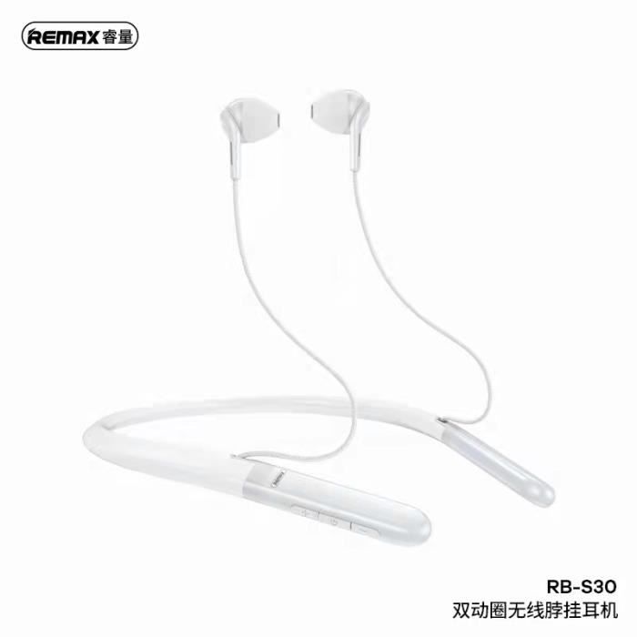 Écouteurs sans fil tour de cou à double action bleu - Cdiscount TV Son Photo