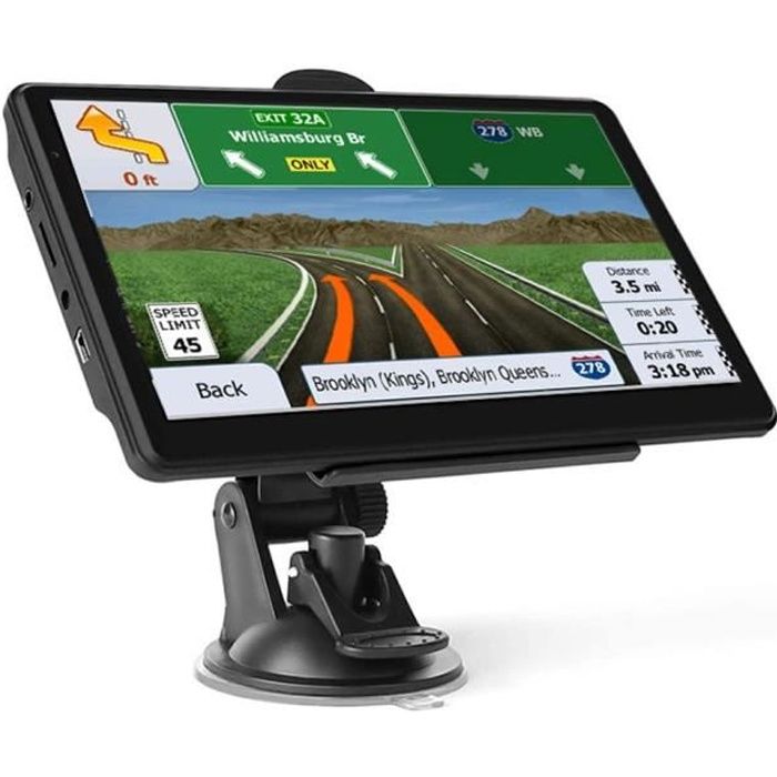5 Pouce GPS Voiture,GPS Poids Lourds,Auto Navigation avec HD Écran