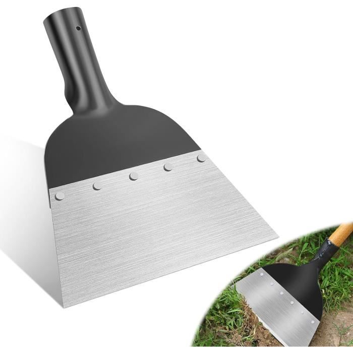 Pelle De Jardin Multifonction – Pour Compost, Engrais, Plantation – Tête Carrée 8x8 Cm – Manche Ergonomique Vert – Outil Solide En ABS
